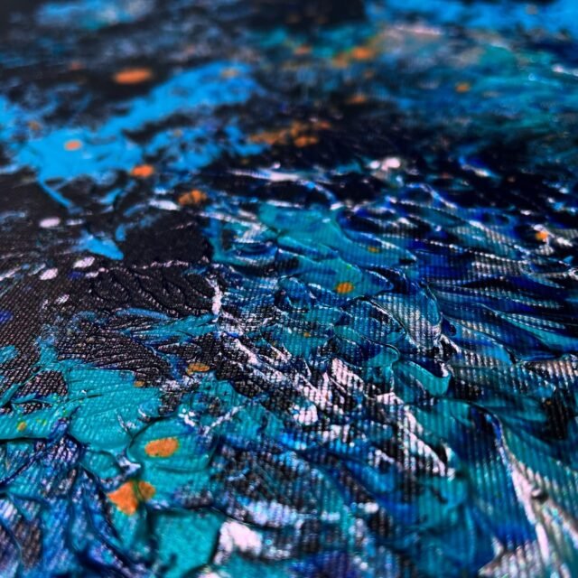 Dynamic details of original artwork ‘Into the stars’. Check out the complete painting on our website jimandangel.com (link in bio). 

‘Into the stars’ / Original art piece 
Part of the ANGEL-collection 
Acrylic & silver paint on canvas 
50 x 50 cm / 19.7 x 19.7 inch
Available (link in bio)

#jimandangel #jimandangelart #artfair #artparis #dutchartist #artlondon #artbasel #abstractart #painting #canvas #artexpo #conteporaryart 
art kunst artgallery canvas interiorart abstract nature